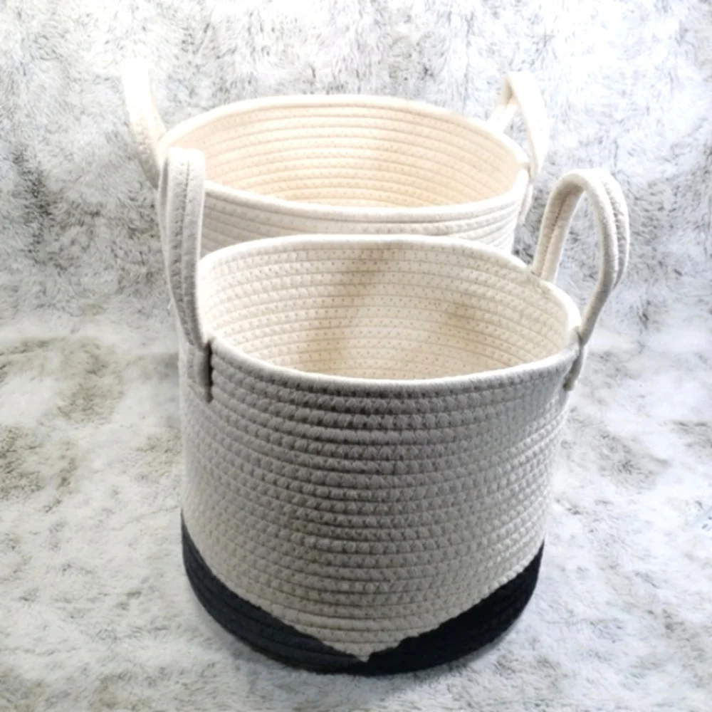 Nesting Cotton Rope Basket - Bundle
